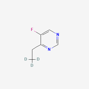 4-Ethyl-5-fluoropyrimidine-d3