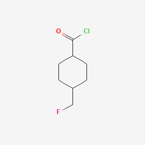 4-(Fluoromethyl)cyclohexane-1-carbonyl chloride