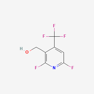 molecular formula C7H4F5NO B13431427 [2,6-Difluoro-4-(trifluoromethyl)pyridin-3-yl]methanol 