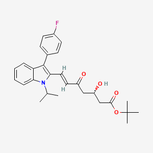 molecular formula C28H32FNO4 B13431520 5-Keto-O-tert-butyl Fluvastatin 