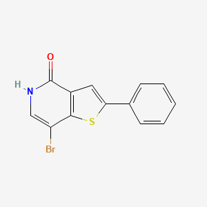 B1343156 7-Bromo-2-phenylthieno[3,2-c]pyridin-4(5H)-one CAS No. 690636-04-5