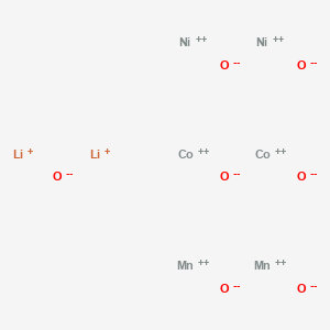 molecular formula Co2Li2Mn2Ni2O7 B13431563 Dilithium;cobalt(2+);manganese(2+);nickel(2+);oxygen(2-) CAS No. 193215-05-3