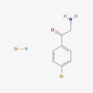 molecular formula C8H9Br2NO B134317 2-氨基-1-(4-溴苯基)乙酮氢溴酸盐 CAS No. 151427-13-3