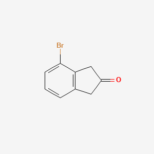 molecular formula C9H7BrO B1343174 4-溴-2-茚酮 CAS No. 846032-36-8