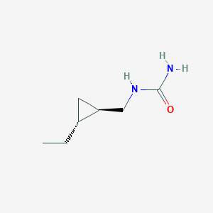 rac-{[(1R,2R)-2-ethylcyclopropyl]methyl}urea,trans