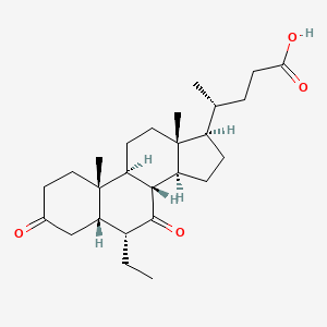 (5b,6a)-6-Ethyl-3,7-dioxo-cholan-24-oic Acid