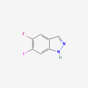 5-Fluoro-6-iodoindazole