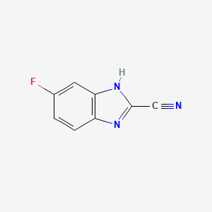 5-fluoro-1H-benzo[d]imidazole-2-carbonitrile