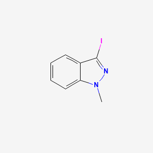 molecular formula C8H7IN2 B1343191 3-碘-1-甲基-1H-吲唑 CAS No. 52088-10-5