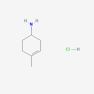 molecular formula C7H14ClN B13431920 4-Methylcyclohex-3-en-1-aminehydrochloride 