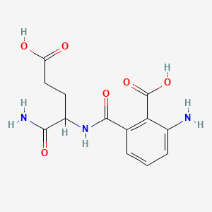 2-Amino-6-[[[1-(aminocarbonyl)-3-carboxypropyl]amino]carbonyl]-benzoic Acid