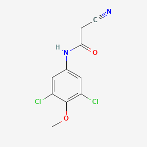 2-Cyano-N-(3,5-dichloro-4-methoxyphenyl)-acetamide