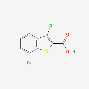 3-Chloro-7-bromobenzo[b]thiophene-2-carboxylic acid