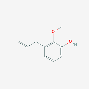 molecular formula C10H12O2 B13431997 Phenol, 2-methoxy-3-(2-propenyl)- CAS No. 1941-12-4