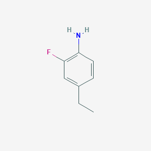 molecular formula C8H10FN B1343203 4-Ethyl-2-fluoroaniline CAS No. 821791-69-9