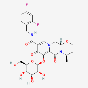 molecular formula C26H29F2N3O10 B13432036 Dolutegravir O-b-D-Glucoside 