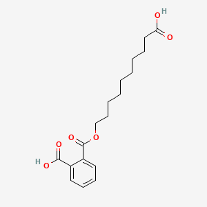 molecular formula C18H24O6 B13432065 2-(9-carboxynonoxycarbonyl)benzoic acid 