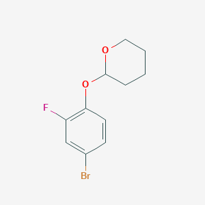 2-(4-Bromo-2-fluorophenoxy)oxane