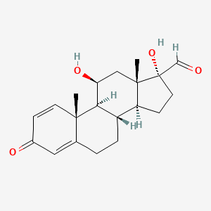 molecular formula C20H26O4 B13432138 17-Deshydroxyacetyl 17-Carbonyl Prednisolone 