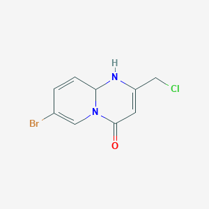 7-Bromo-2-(chloromethyl)-1H-pyrido[1,2-a]pyrimidin-4(9aH)-one