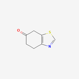 molecular formula C7H7NOS B1343215 4,5-二氢苯并[d]噻唑-6(7H)-酮 CAS No. 70590-43-1