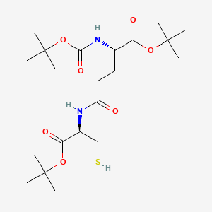 (S)-tert-Butyl 5-(((R)-1-(tert-Butoxy)-3-mercapto-1-oxopropan-2-yl)amino)-2-((tert-butoxycarbonyl)amino)-5-oxopentanoate