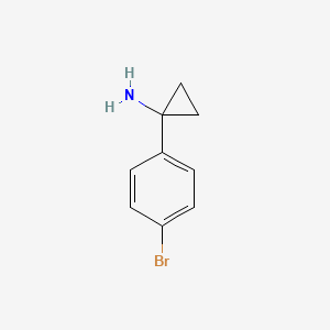 molecular formula C9H10BrN B1343217 1-(4-溴苯基)环丙胺 CAS No. 345965-54-0