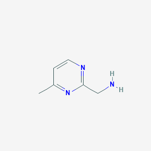 molecular formula C6H9N3 B1343220 (4-Methylpyrimidin-2-YL)methanamine CAS No. 933682-85-0