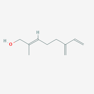 molecular formula C10H16O B13432219 (Z)-2-Methyl-6-methylene-2,7-octadien-1-ol CAS No. 38228-40-9