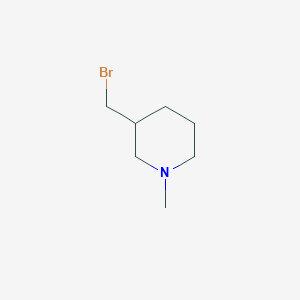 B1343224 3-(Bromomethyl)-1-methylpiperidine CAS No. 41886-04-8