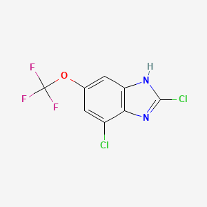 2,4-Dichloro-6-(trifluoromethoxy)-1H-benzimidazole