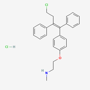 molecular formula C25H27Cl2NO B13432306 N-Desmethyl Toremifene Hydrochloride salt 