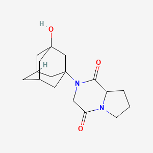 molecular formula C17H24N2O3 B13432355 Vildagliptin Lactam 