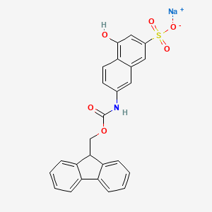 7-[[(9H-Fluoren-9-ylmethoxy)carbonyl]amino]-4-hydroxy-2-naphthalenesulfonic Acid