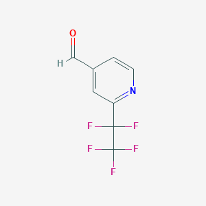 2-(Pentafluoroethyl)isonicotinaldehyde