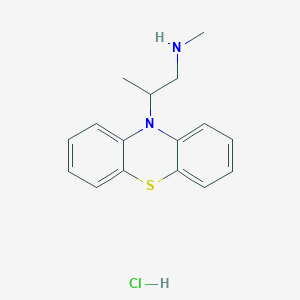 (2RS)-N-Methyl-2-(10H-phenothiazin-10-yl)propan-1-amine Hydrochloride (Norisopromethazine Hydrochloride)