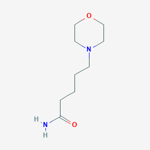 molecular formula C9H18N2O2 B13432383 5-Morpholinopentanamide 