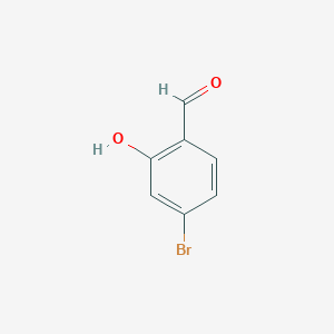 molecular formula C7H5BrO2 B134324 4-溴-2-羟基苯甲醛 CAS No. 22532-62-3