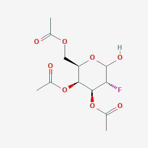 [(2R,3S,4S,5R)-3,4-diacetyloxy-5-fluoro-6-hydroxyoxan-2-yl]methyl acetate