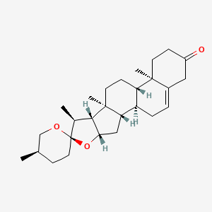 molecular formula C27H40O3 B13432422 (25R)-Spirost-5-en-3-one CAS No. 20817-62-3