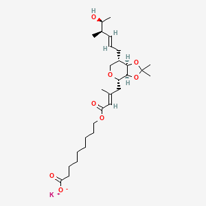 6,7-O-Isopropylidenepseudomonic Acid C Potassium Salt