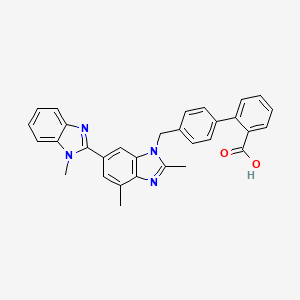 4'-((1,2',7'-Trimethyl-1H,3'H-[2,5'-bibenzo[d]imidazol]-3'-yl)methyl)-[1,1'-biphenyl]-2-carboxylic Acid