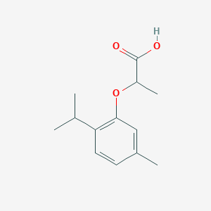 molecular formula C13H18O3 B134325 2-(2-异丙基-5-甲基苯氧基)丙酸 CAS No. 159302-03-1