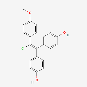 4,4'-[Chloro(4-methoxyphenyl)ethenylidene]bis-phenol