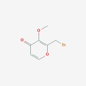 2-(bromomethyl)-3-methoxy-4H-pyran-4-one