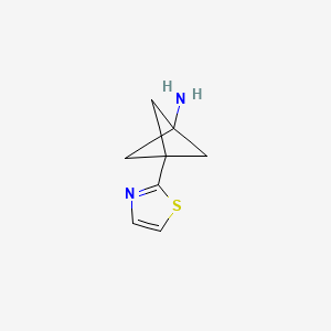 3-(Thiazol-2-yl)bicyclo[1.1.1]pentan-1-amine