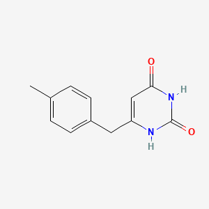 molecular formula C12H12N2O2 B13432646 6-(4-methylbenzyl)pyrimidine-2,4(1H,3H)-dione CAS No. 19188-51-3