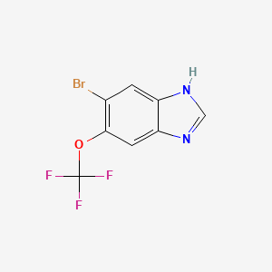 5-Bromo-6-(trifluoromethoxy)-1H-benzimidazole