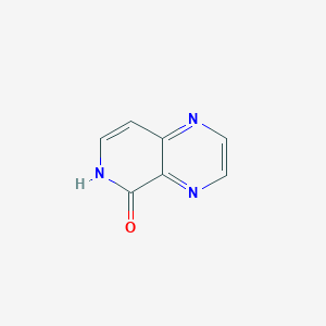 molecular formula C7H5N3O B1343274 吡啶并[3,4-B]吡嗪-5(6H)-酮 CAS No. 679797-41-2