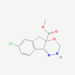 Methyl 7-Chloro-2,3,4a,5-tetrahydroindeno[1,2-e][1,3,4]oxadiazine-4a-carboxylate